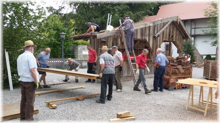 Frundsbergfest 2018 - Lageraufbau