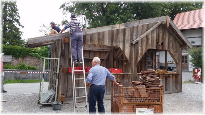 Frundsbergfest 2018 - Lageraufbau