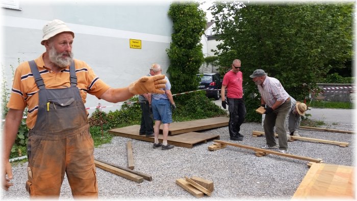 Frundsbergfest 2018 - Lageraufbau