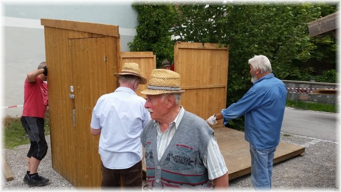 Frundsbergfest 2018 - Lageraufbau