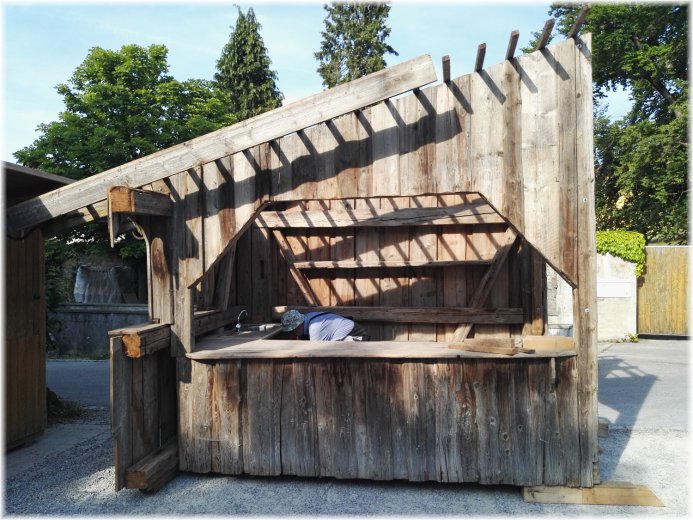 Frundsbergfest 2023 - Lagerbau