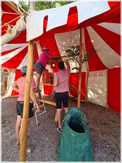 Frundsbergfest 2026 - Lagerbau